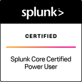 Splunk Core Certified Power User